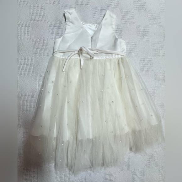 American Princess White Dress with Pearl Details - Picture 7 of 13